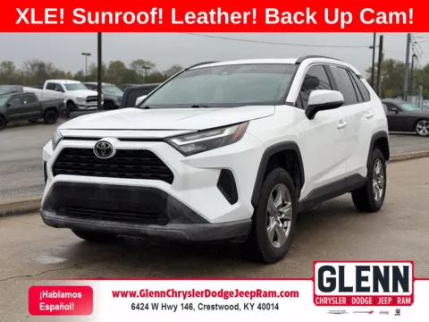 White 2022 Toyota RAV4 XLE for sale in Crestwood, KY