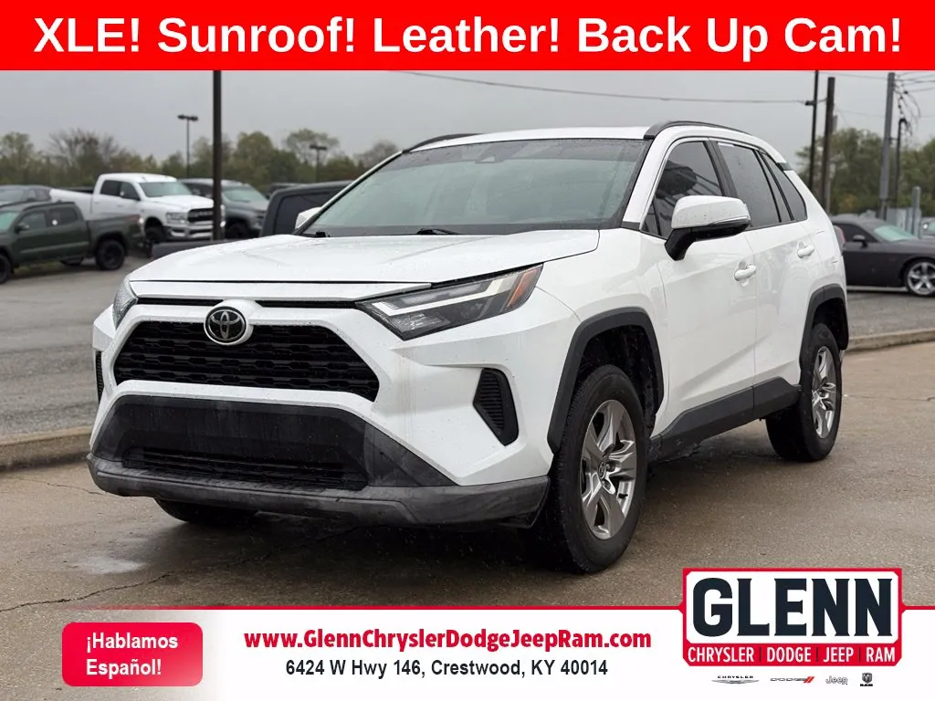 White 2022 Toyota RAV4 XLE for sale in Crestwood, KY