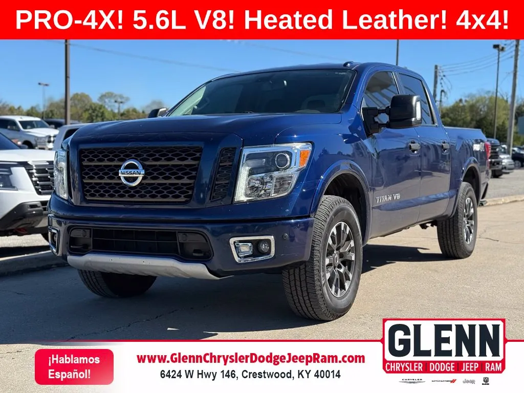 Blue 2019 Nissan Titan PRO-4X for sale in Crestwood, KY