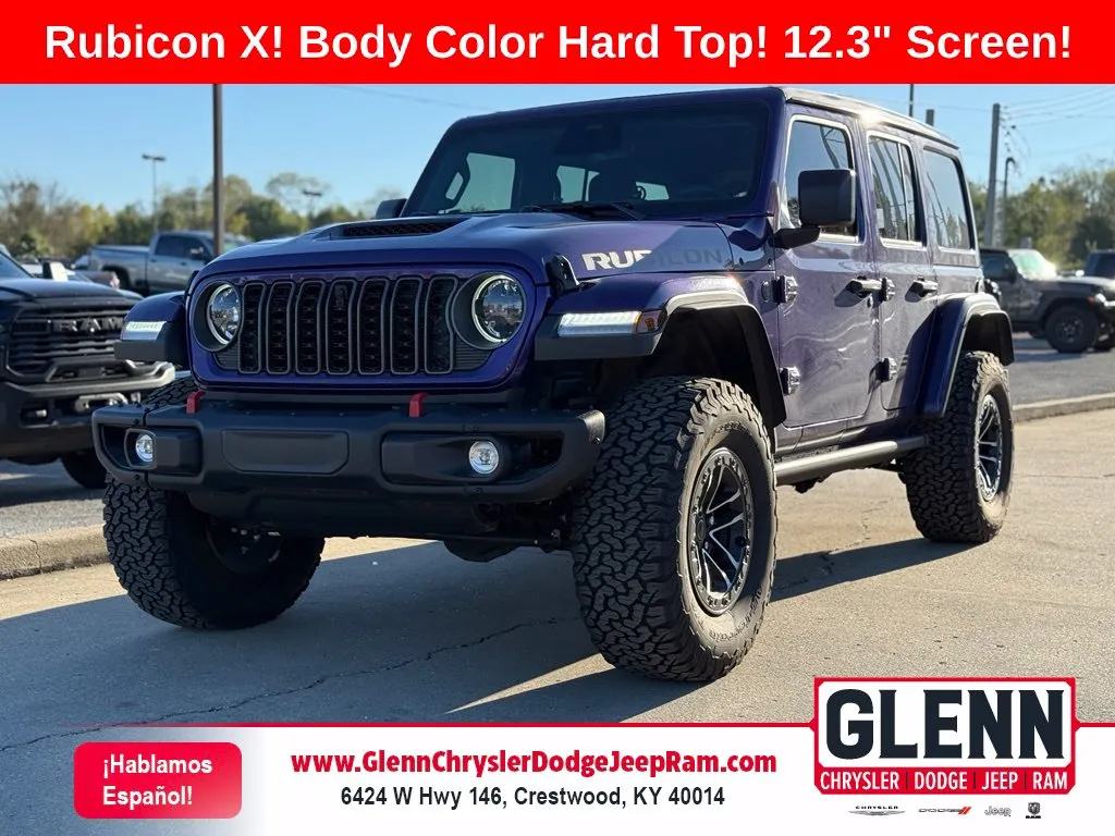 Purple 2026 Jeep Wrangler Rubicon X for sale in Crestwood, KY