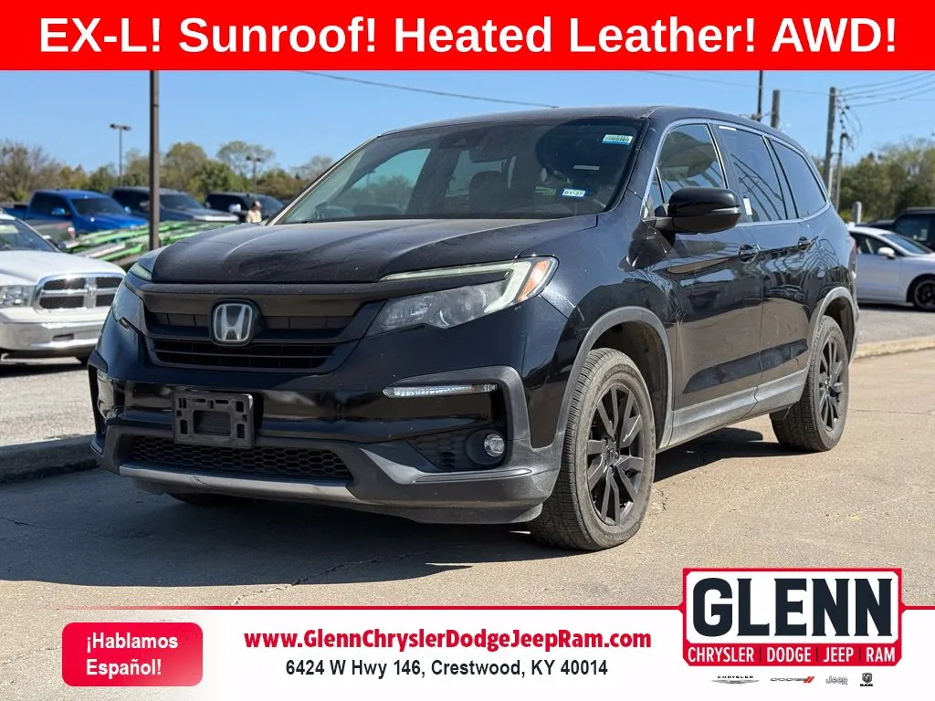 Black 2019 Honda Pilot EX-L for sale in Crestwood, KY