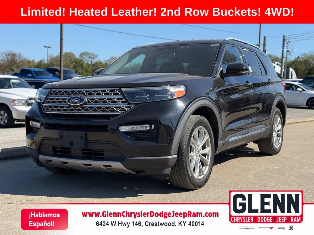 Black 2020 Ford Explorer Limited for sale in Crestwood, KY