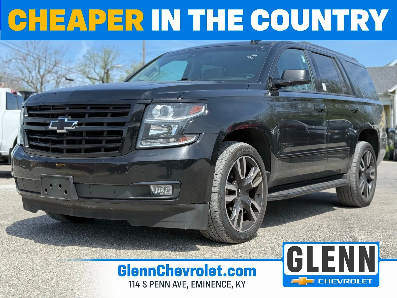 Black 2018 Chevrolet Tahoe Premier for sale in Eminence, KY