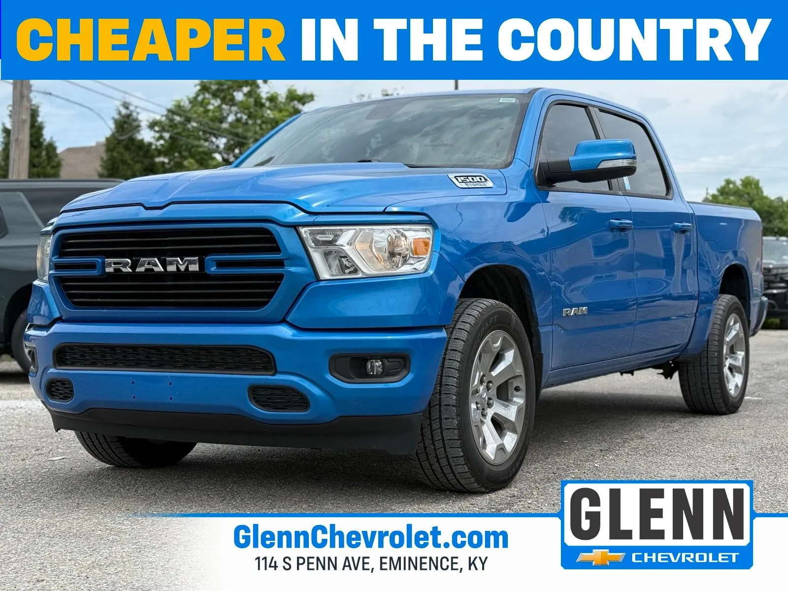 Blue 2021 Ram 1500 Big Horn/Lone Star for sale in Eminence, KY