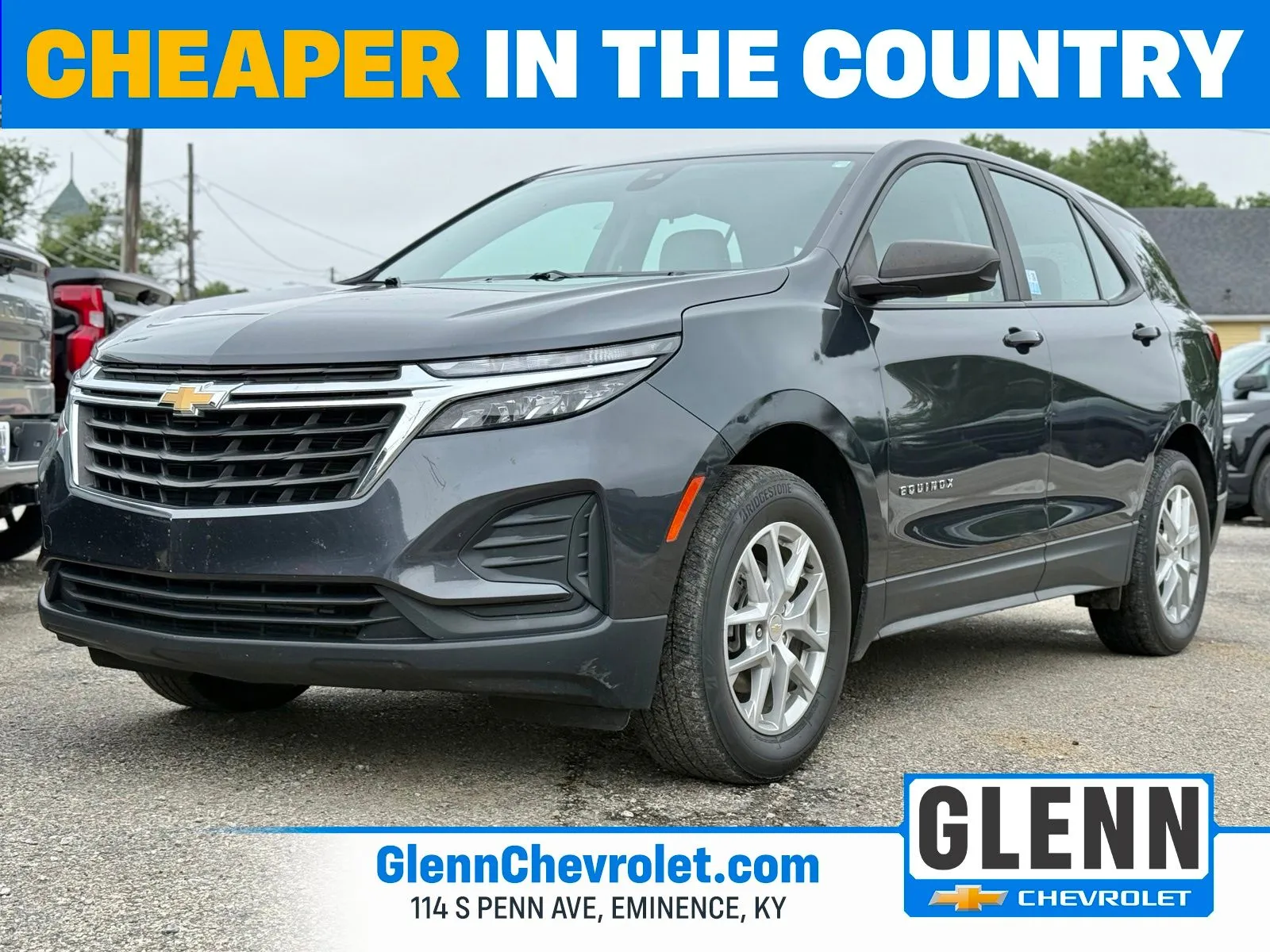 Gray 2022 Chevrolet Equinox LS for sale in Eminence, KY