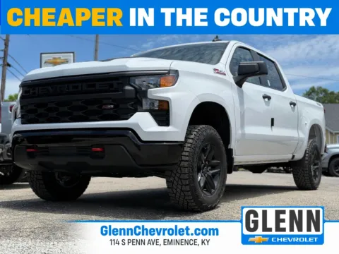 White 2026 Chevrolet Silverado 1500 Custom Trail Boss for sale in Eminence, KY