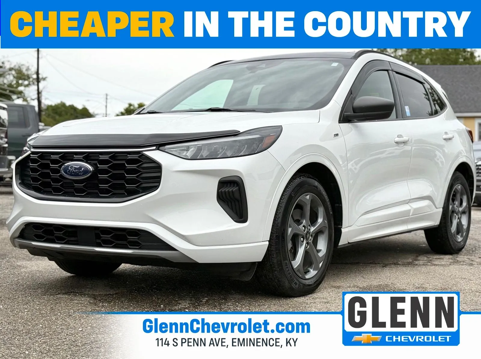 White 2024 Ford Escape ST-Line for sale in Eminence, KY