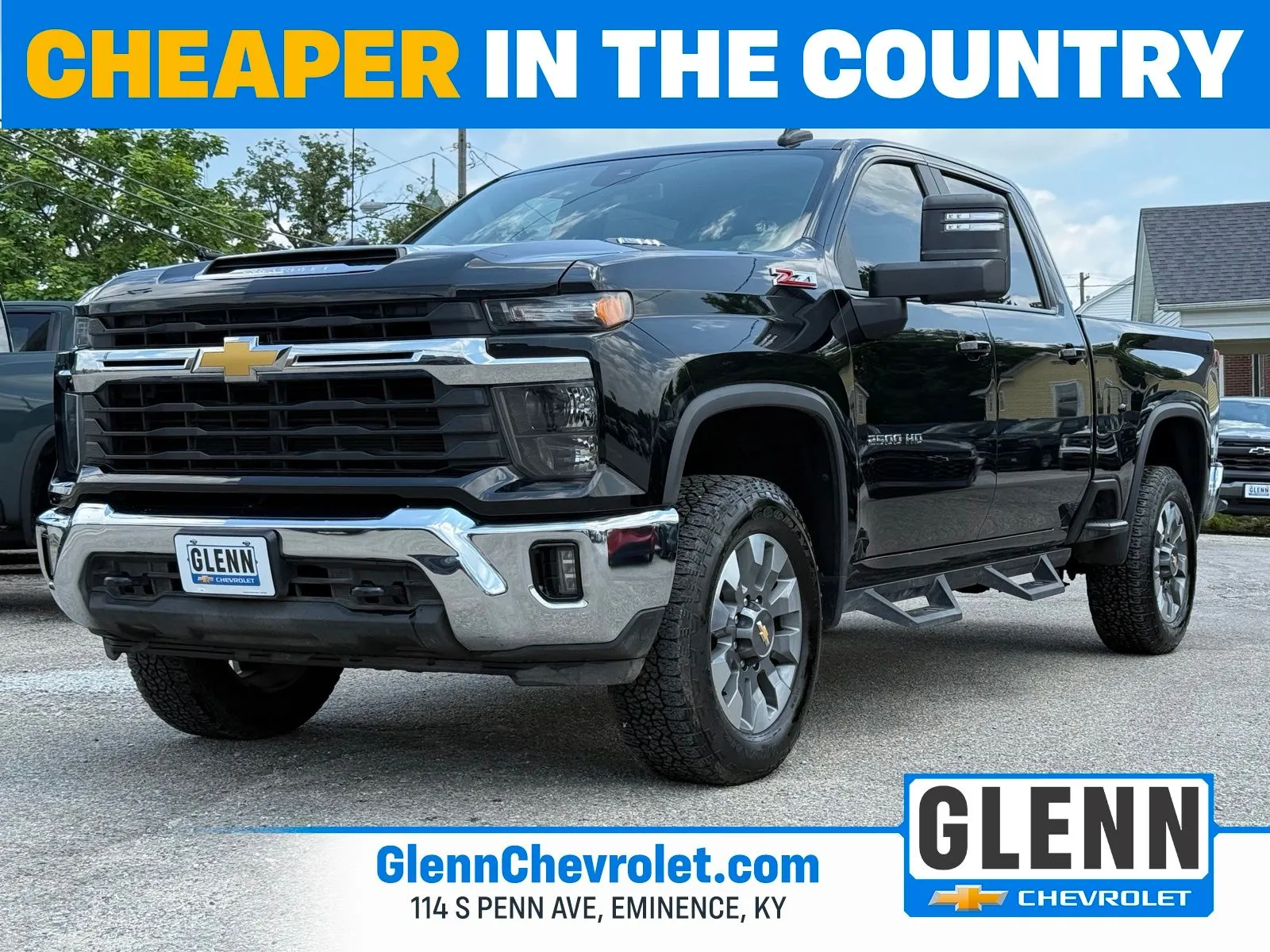 Black 2024 Chevrolet Silverado 2500HD LT for sale in Eminence, KY