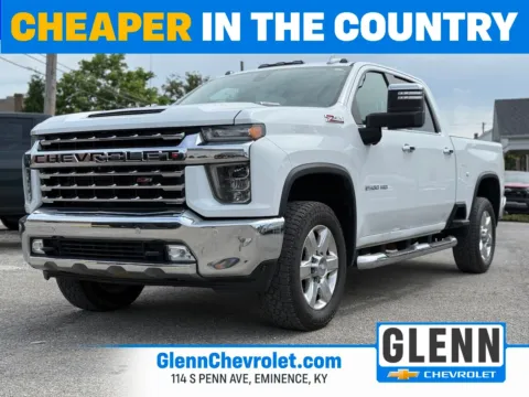White 2020 Chevrolet Silverado 2500HD LTZ for sale in Eminence, KY