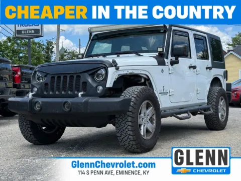 White 2017 Jeep Wrangler Unlimited Sport for sale in Eminence, KY
