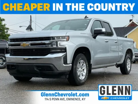 Silver 2021 Chevrolet Silverado 1500 LT for sale in Eminence, KY