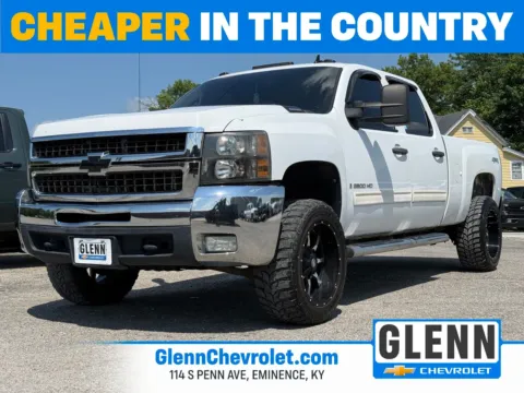 White 2009 Chevrolet Silverado 2500HD LT for sale in Eminence, KY