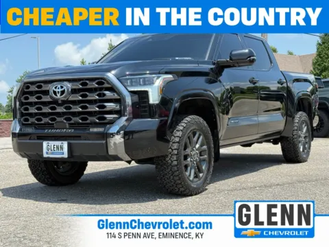 Black 2023 Toyota Tundra Hybrid Platinum for sale in Eminence, KY
