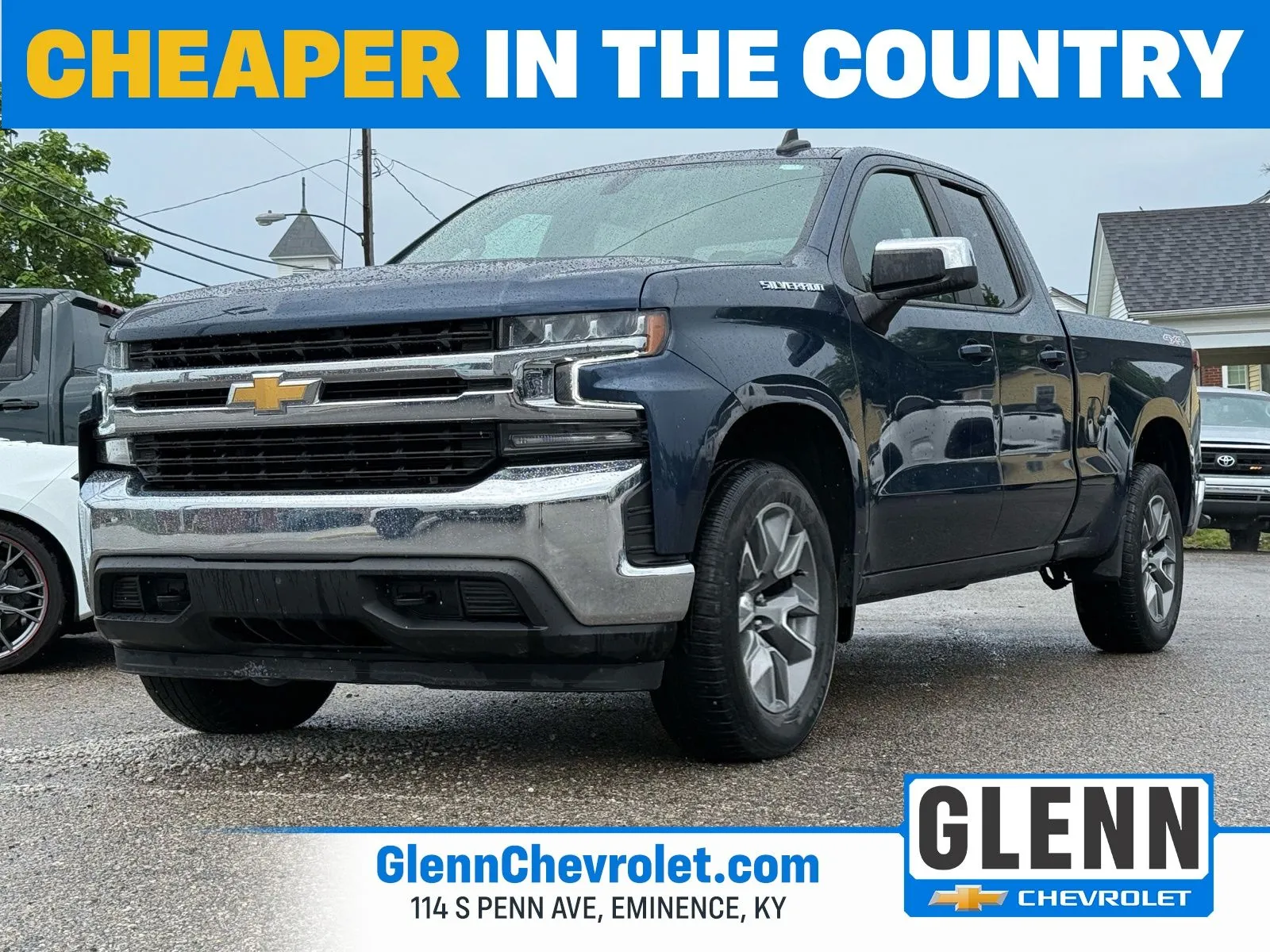 Blue 2022 Chevrolet Silverado 1500 LTD LT for sale in Eminence, KY