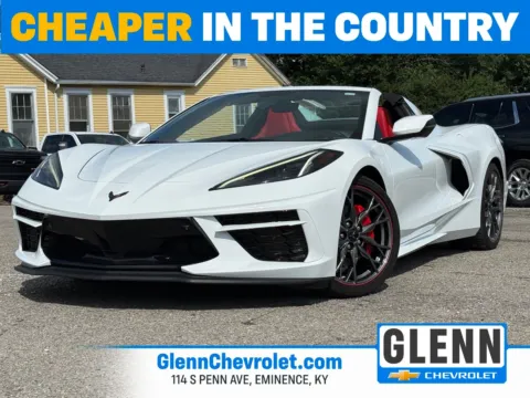 White 2023 Chevrolet Corvette Stingray for sale in Eminence, KY