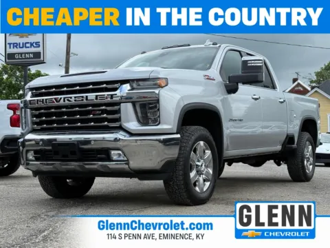 Silver 2020 Chevrolet Silverado 2500HD LTZ for sale in Eminence, KY