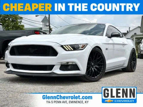 White 2015 Ford Mustang GT Premium for sale in Eminence, KY