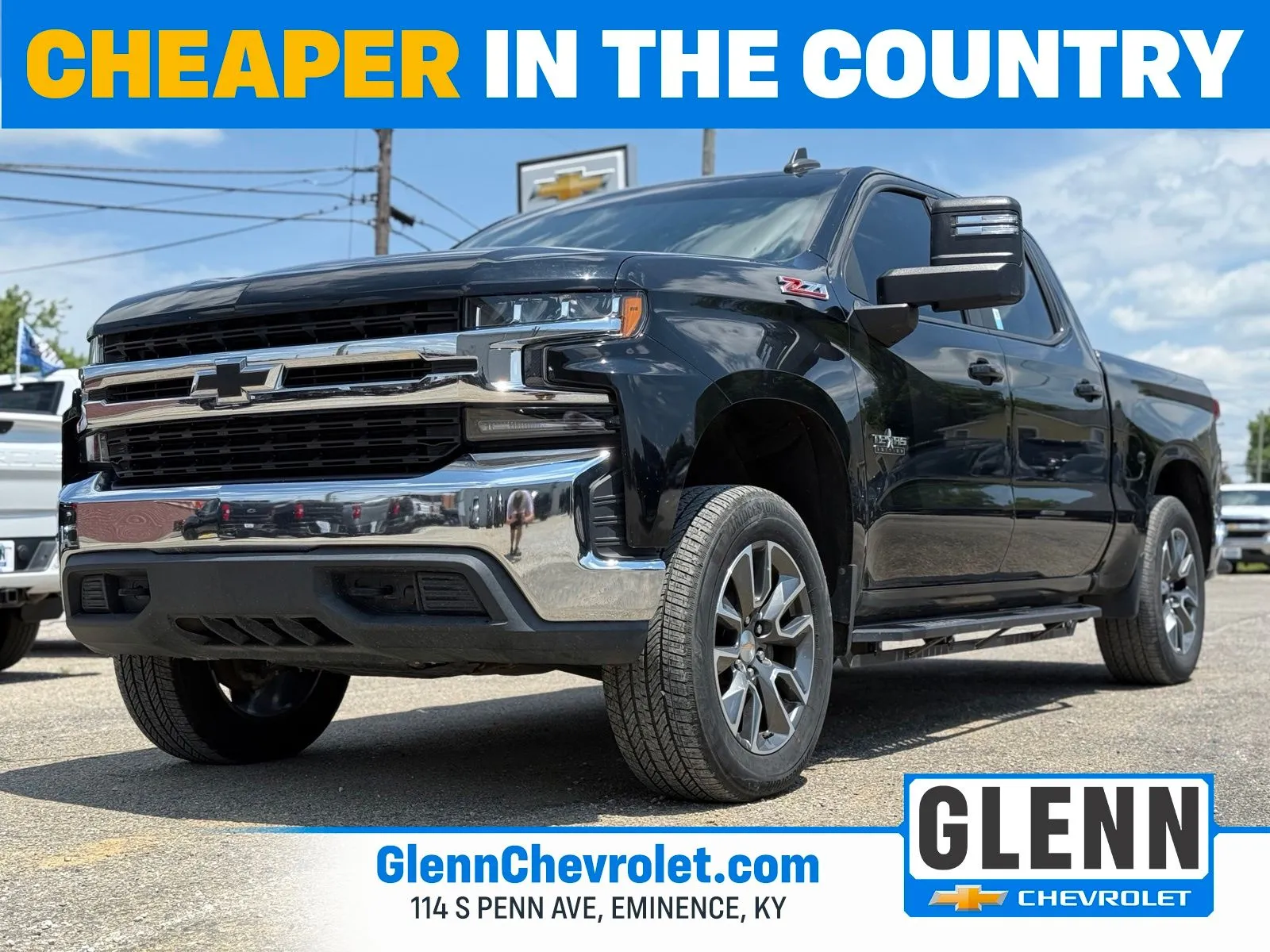 Black 2020 Chevrolet Silverado 1500 LT for sale in Eminence, KY