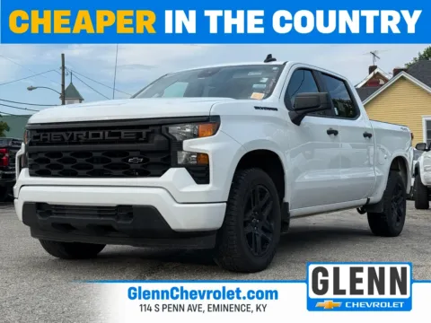 White 2022 Chevrolet Silverado 1500 Custom for sale in Eminence, KY