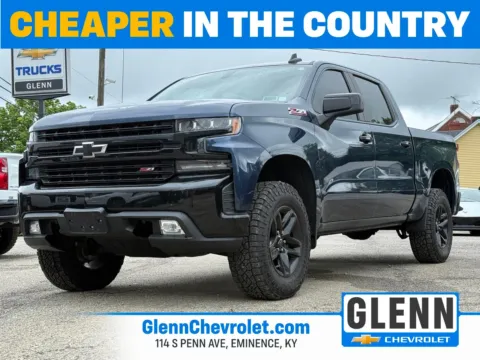 Blue 2020 Chevrolet Silverado 1500 LT Trail Boss for sale in Eminence, KY