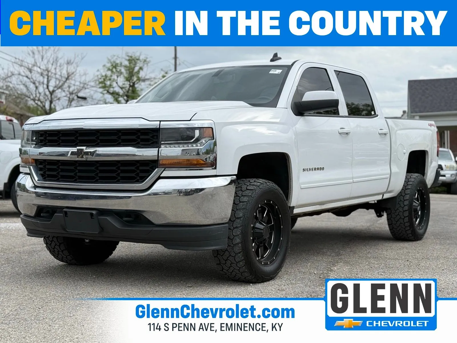 White 2018 Chevrolet Silverado 1500 LT for sale in Eminence, KY