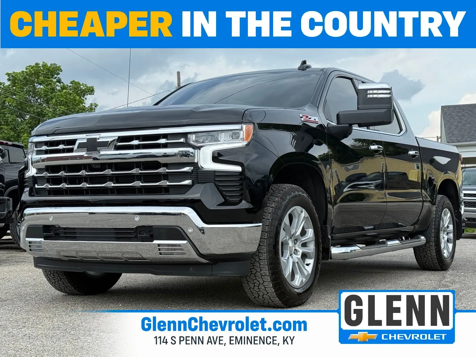 Black 2025 Chevrolet Silverado 1500 LTZ for sale in Eminence, KY