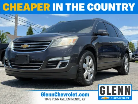Gray 2016 Chevrolet Traverse LTZ for sale in Eminence, KY