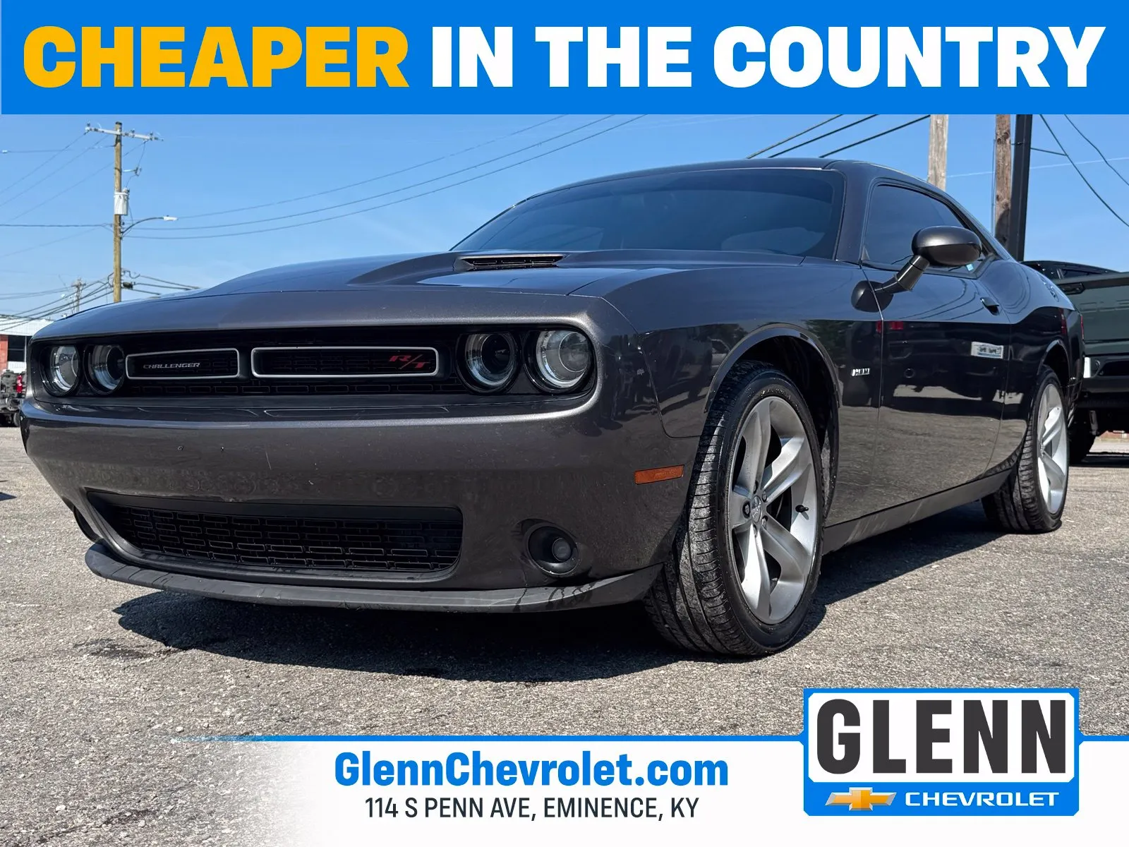 Gray 2016 Dodge Challenger R/T for sale in Eminence, KY