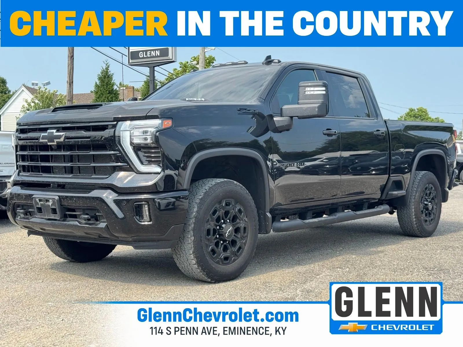 Black 2024 Chevrolet Silverado 2500 HD LTZ for sale in Eminence, KY