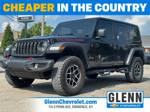 Black 2025 Jeep Wrangler Rubicon for sale in Eminence, KY