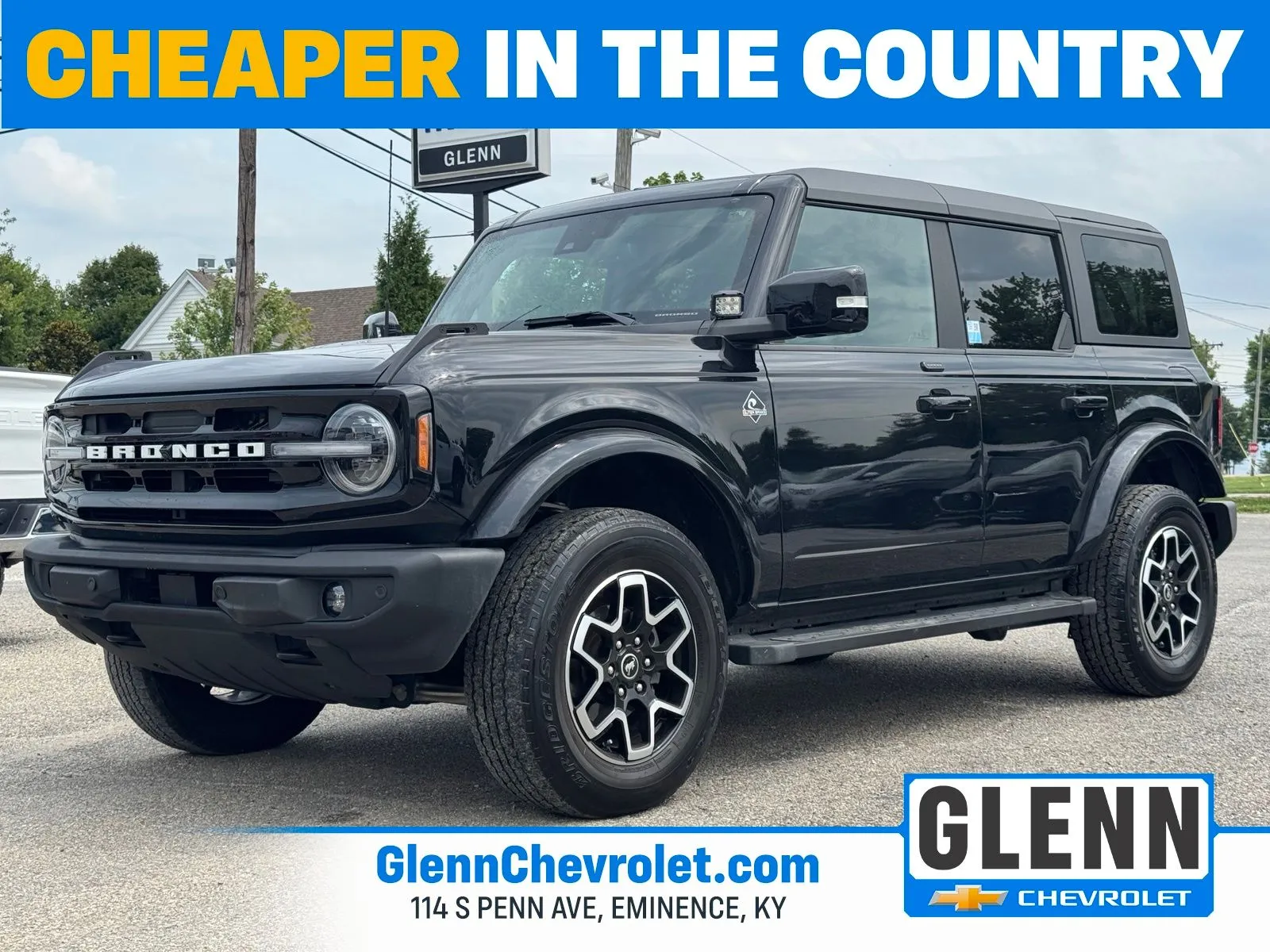 Black 2022 Ford Bronco Outer Banks for sale in Eminence, KY