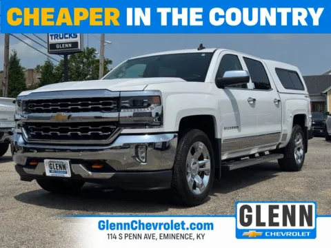 White 2017 Chevrolet Silverado 1500 LTZ for sale in Eminence, KY