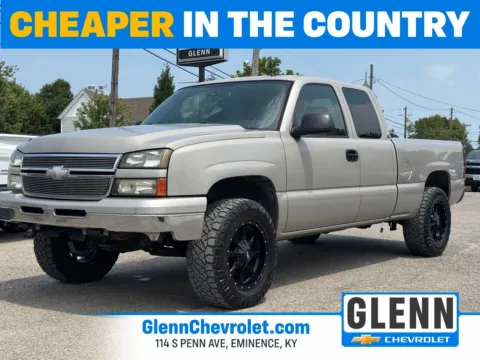Silver 2006 Chevrolet Silverado 1500 LT for sale in Eminence, KY