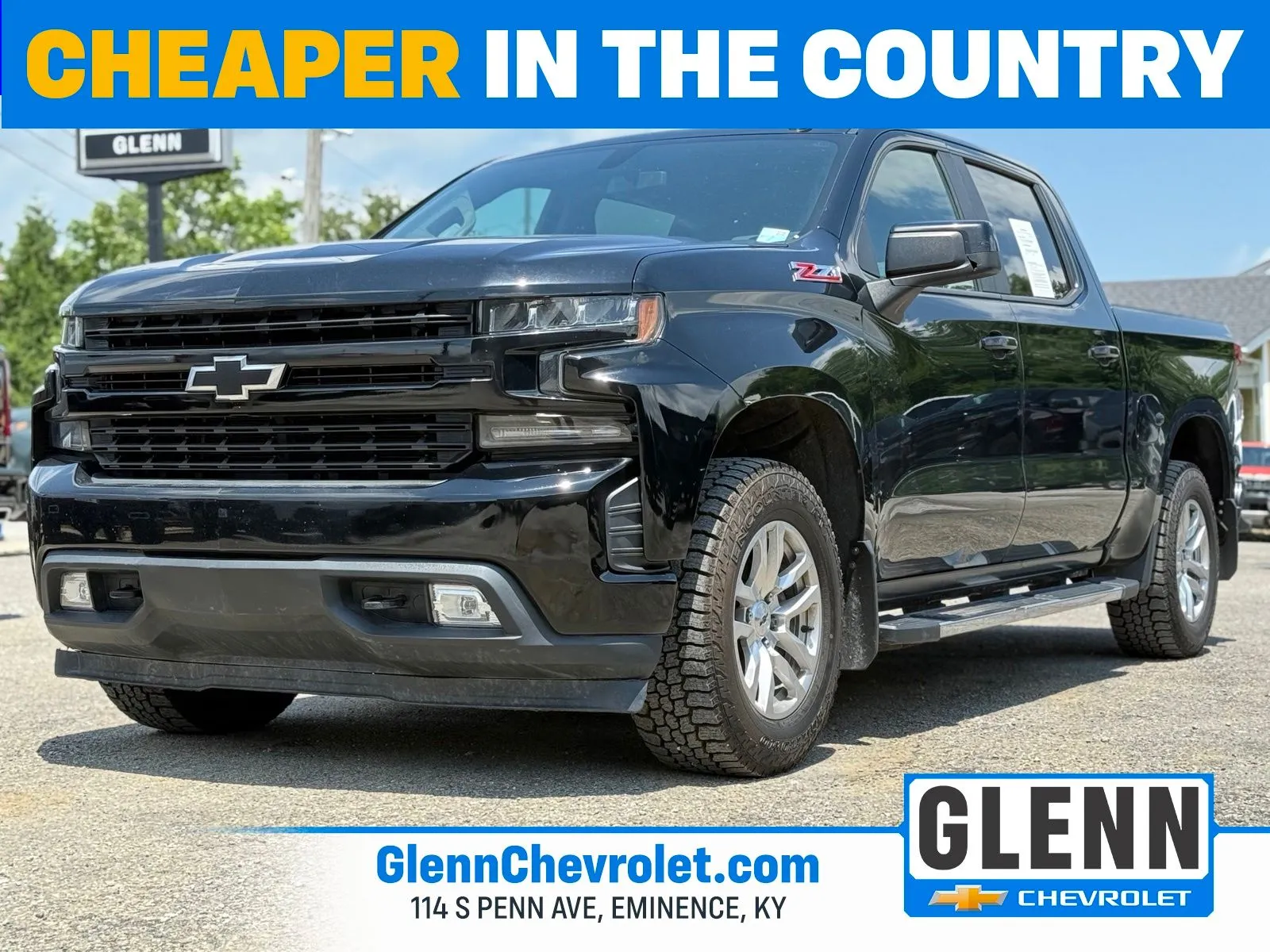 Black 2019 Chevrolet Silverado 1500 RST for sale in Eminence, KY