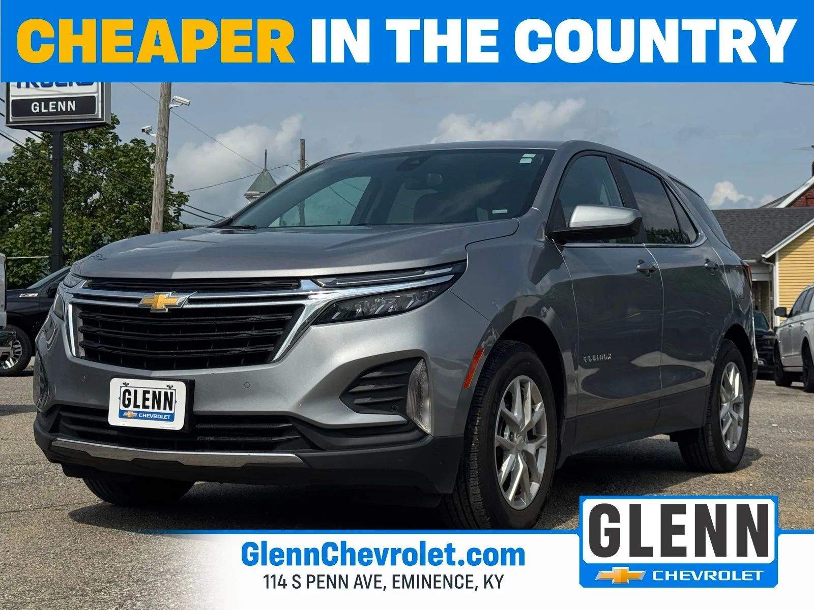 Gray 2024 Chevrolet Equinox LT for sale in Eminence, KY