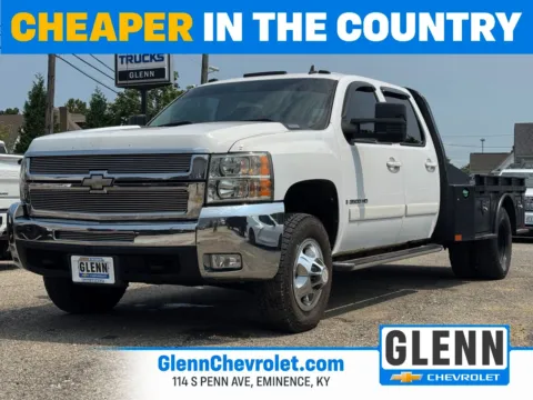 White 2008 Chevrolet Silverado 3500 HD LTZ for sale in Eminence, KY