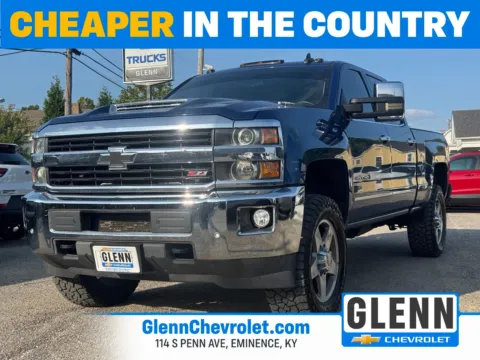 Blue 2017 Chevrolet Silverado 2500 HD LTZ for sale in Eminence, KY