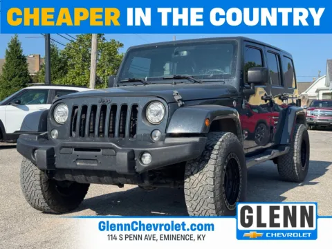 Gray 2017 Jeep Wrangler Unlimited Sahara for sale in Eminence, KY
