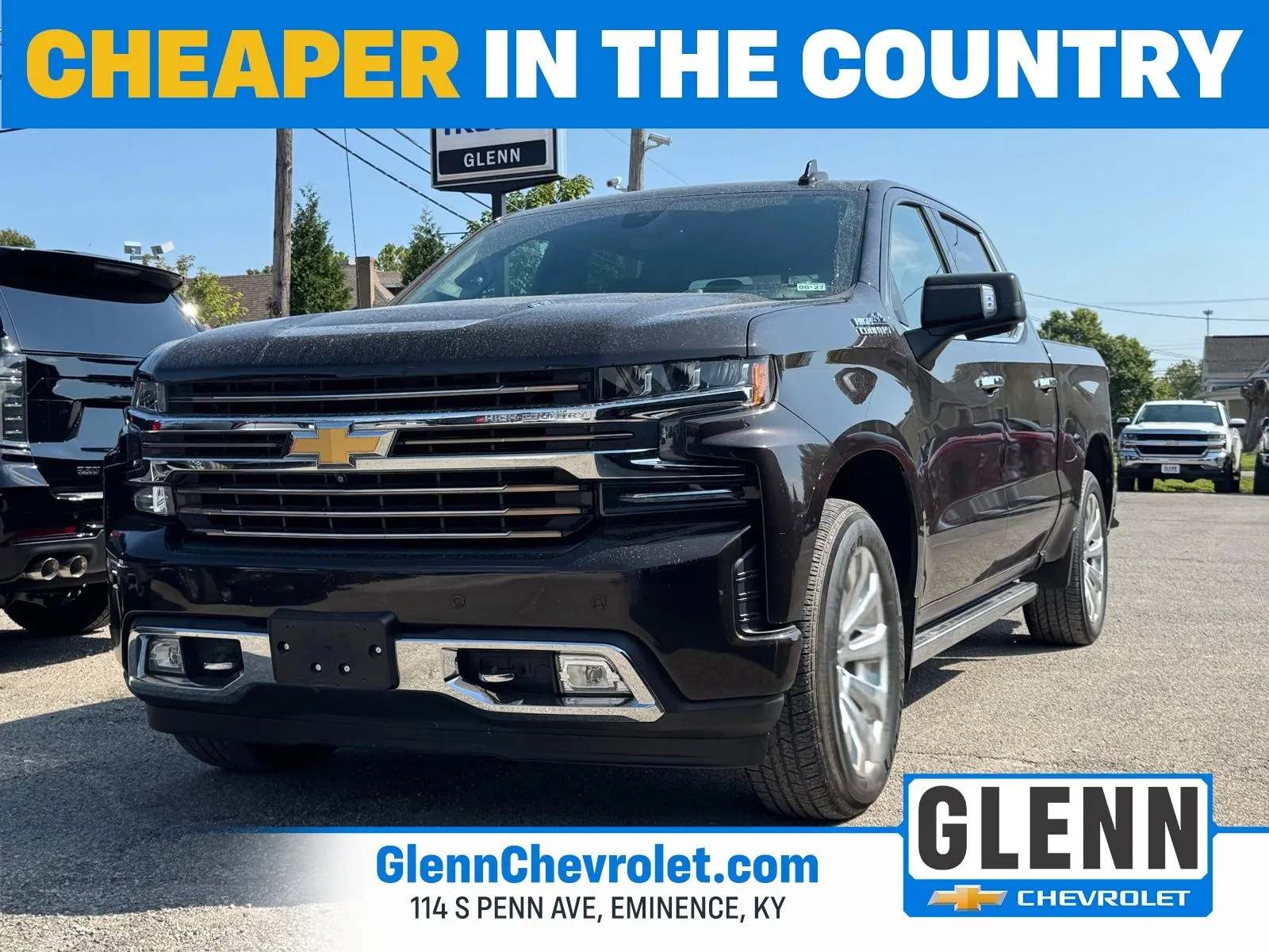 Brown 2019 Chevrolet Silverado 1500 High Country for sale in Eminence, KY