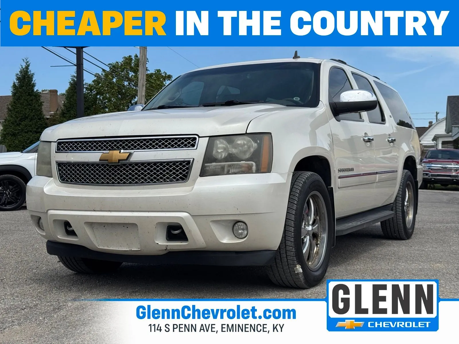 White 2012 Chevrolet Suburban 1500 LTZ for sale in Eminence, KY