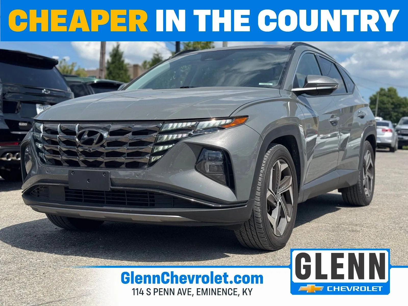 Gray 2024 Hyundai Tucson Limited for sale in Eminence, KY