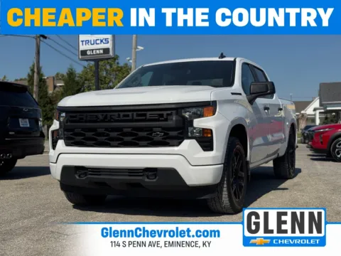 White 2022 Chevrolet Silverado 1500 Custom for sale in Eminence, KY