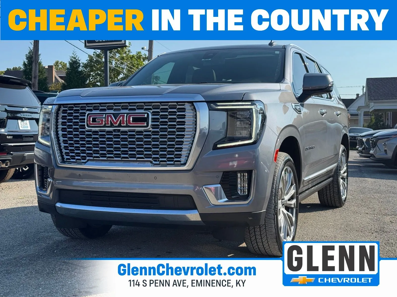 Gray 2022 GMC Yukon Denali for sale in Eminence, KY