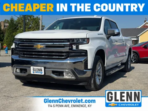 White 2019 Chevrolet Silverado 1500 LTZ for sale in Eminence, KY