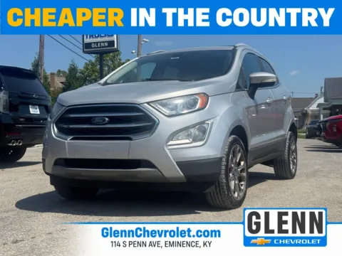 Silver 2018 Ford EcoSport Titanium for sale in Eminence, KY