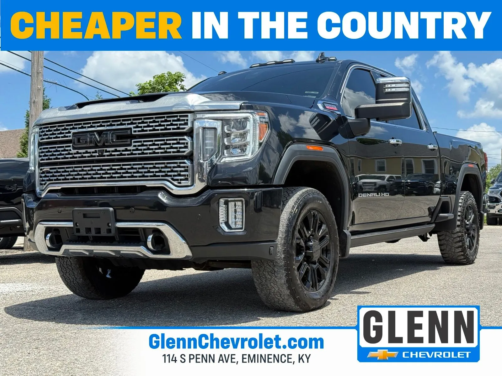 Black 2021 GMC Sierra 2500 HD Denali for sale in Eminence, KY