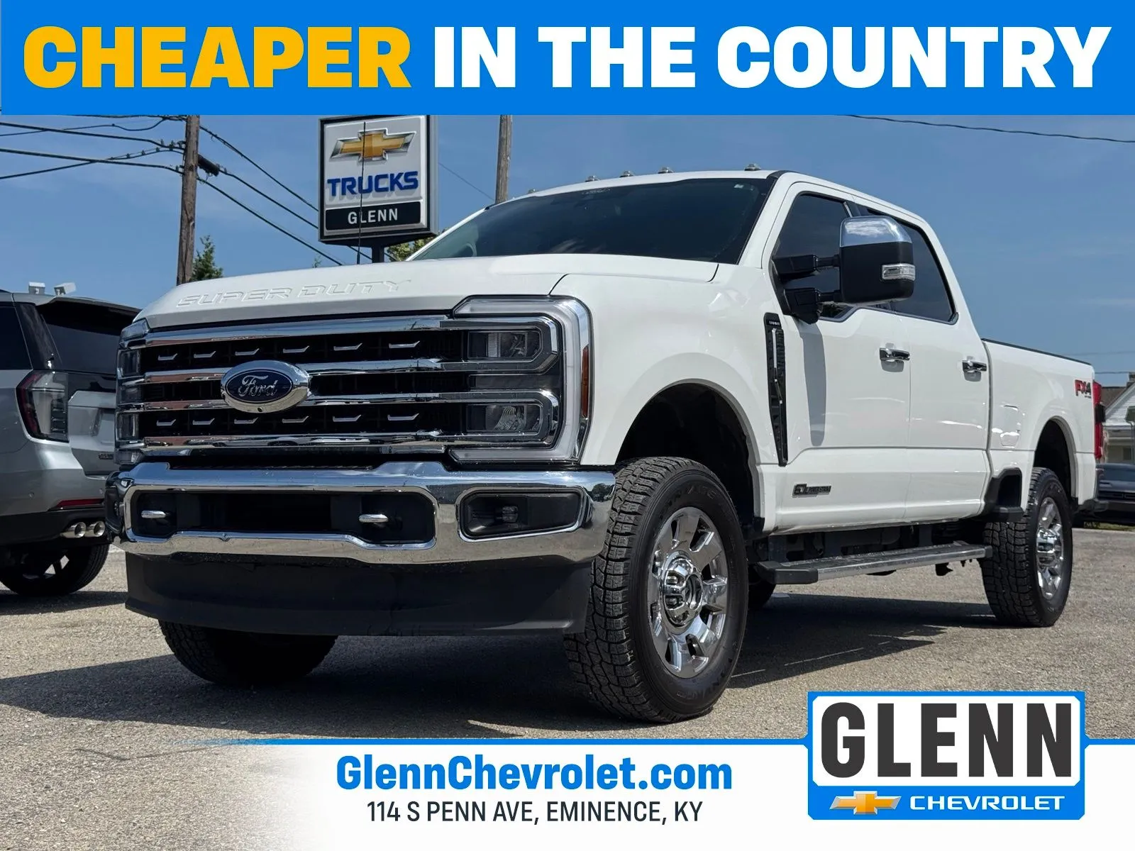 White 2024 Ford F-250SD Lariat for sale in Eminence, KY