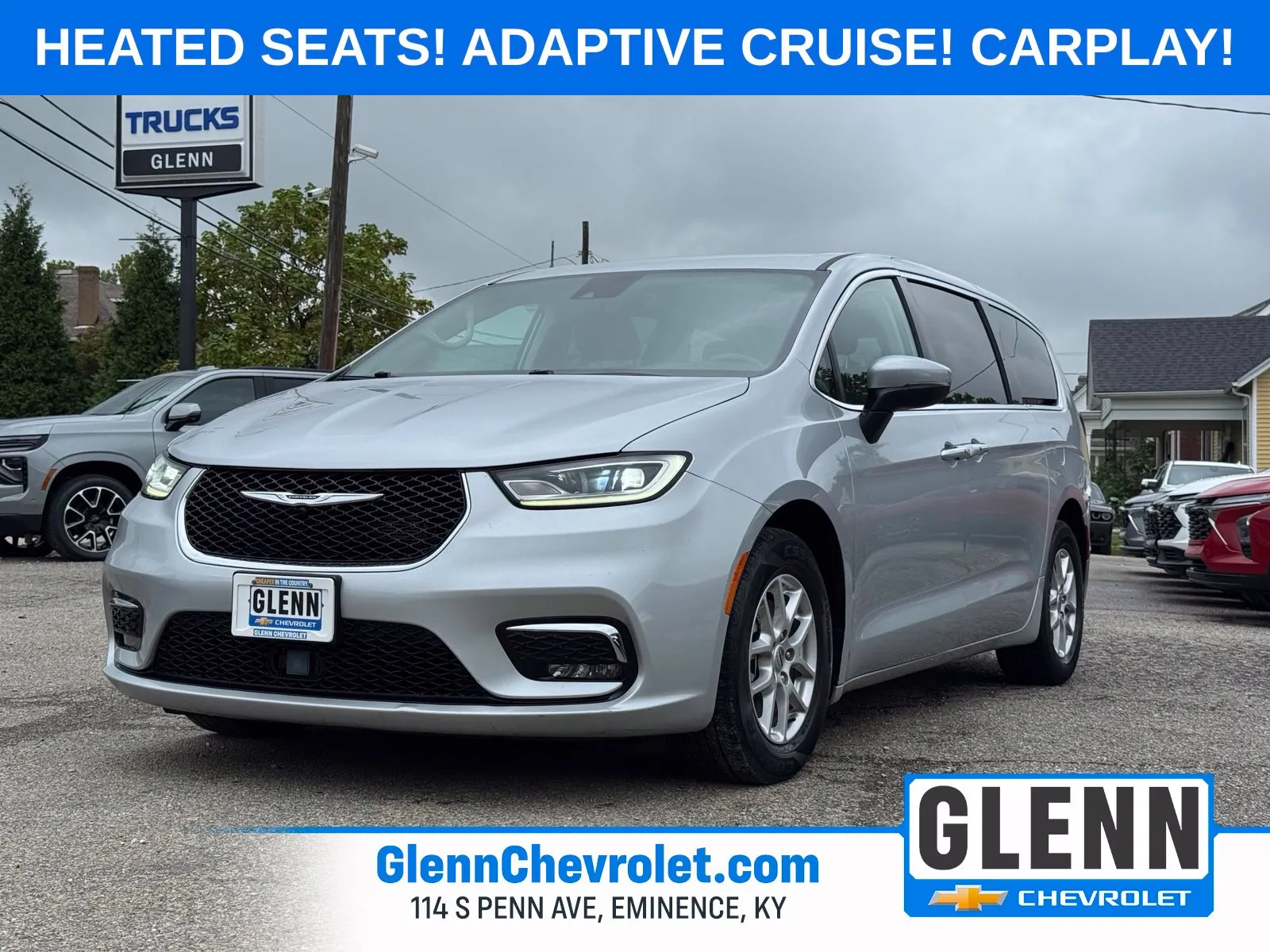 Silver 2023 Chrysler Pacifica Touring L for sale in Eminence, KY