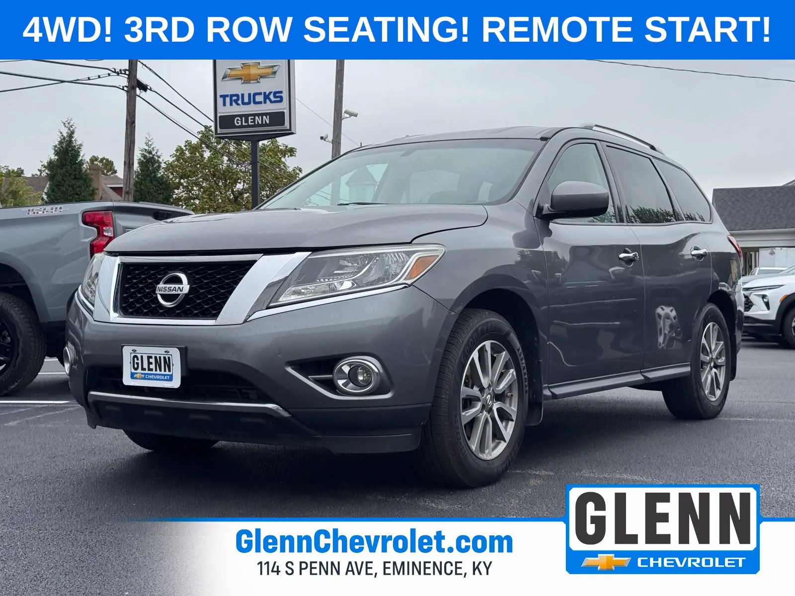 Gray 2015 Nissan Pathfinder SV for sale in Eminence, KY