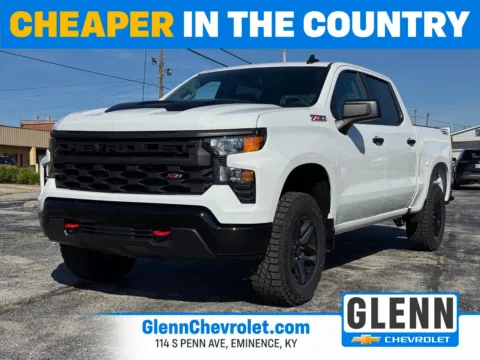 White 2026 Chevrolet Silverado 1500 Custom Trail Boss for sale in Eminence, KY